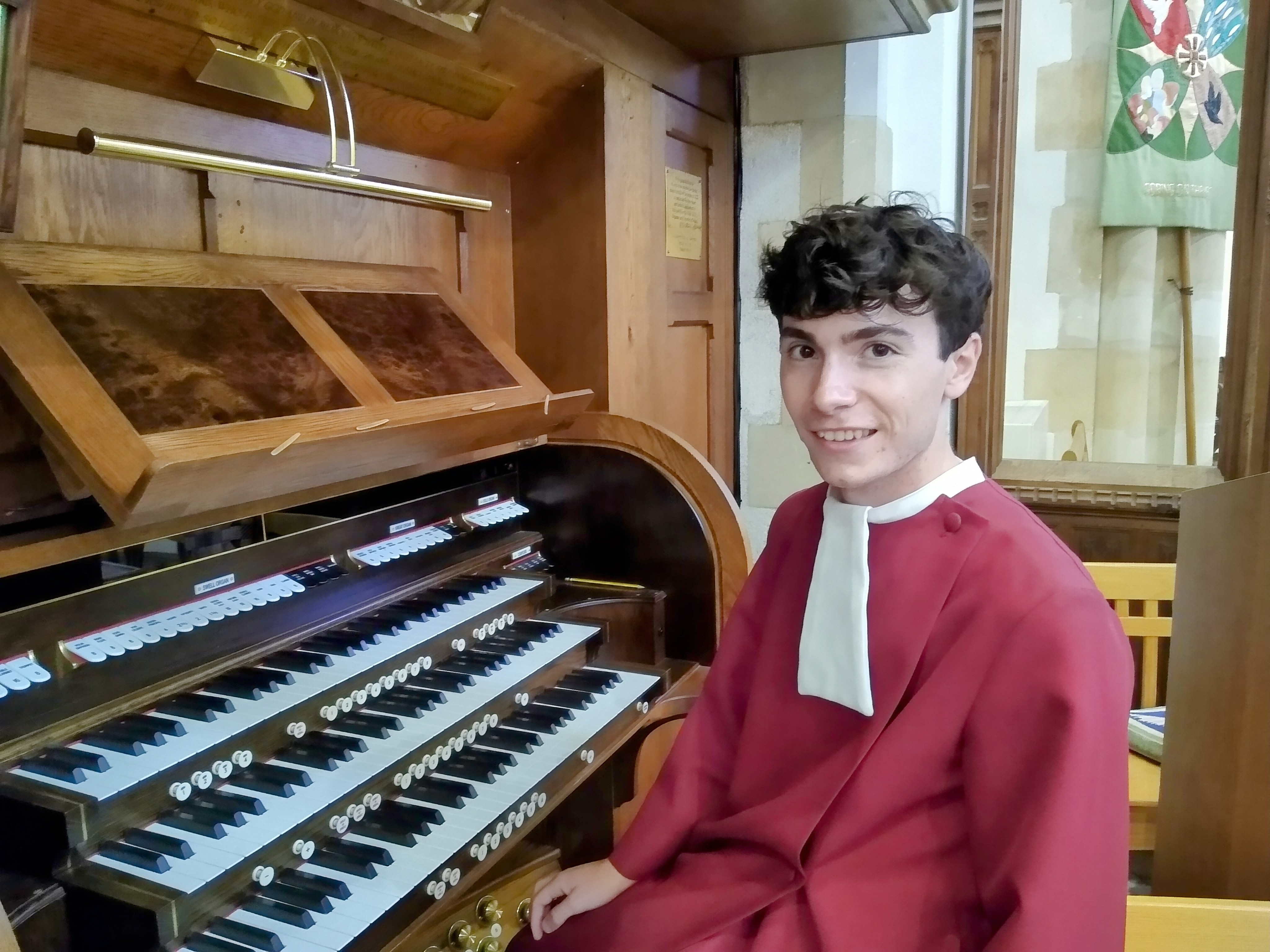 Organ Scholar Toby Best